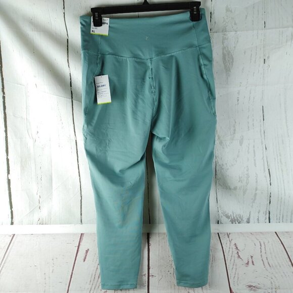 Old Navy Active Elevate Sage Green Legging 7/8 Ankle High Rise Go Dry Sz XL NWT - Picture 5 of 8
